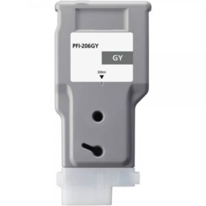 Canon PFI206 Gris Cartucho de Tinta Pigmentada Generico - Reemplaza PFI206GY/5312B001