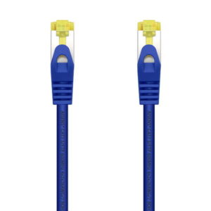 Aisens Cable de Red Latiguillo RJ45 LSZH Cat.7 600 MHz S/FTP PIMF AWG26 - 1.0M - Color Azul