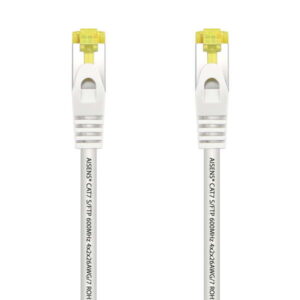 Aisens Cable de Red Latiguillo RJ45 LSZH Cat.7 600 MHz S/FTP PIMF AWG26 - 0.5M - Color Blanco