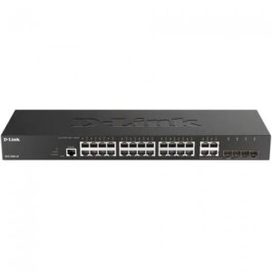 D-Link Switch Gestionado 24 Puertos Gigabit + 4 SFP