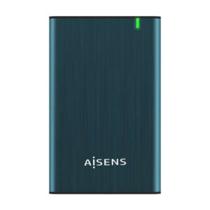 Aisens Caja Externa 2.5" para Discos Duros 9.5mm SATA I, II y III a USB 3.0/USB 3.1 GEN1 - Color Azul Pacifico