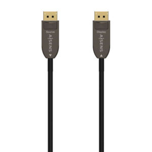 Aisens Cable DisplayPort AOC V1.4 8K@60HZ 4K@120Hz 4:4:4 32.4GBPS - DP/M-DP/M - 15M - Color Negro