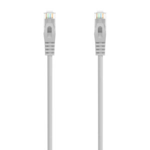 Aisens Cable de Red Latiguillo RJ45 LSZH Cat.6A 500 MHZ UTP AWG24 - 1.5m - Libre de Halogenos - 10 Gigabit/s - Color Gris