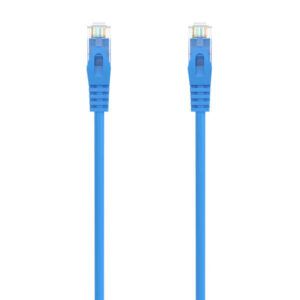 Aisens Cable de Red Latiguillo RJ45 LSZH Cat.6A 500 MHZ UTP AWG24 - 2m - Libre de Halogenos - 10 Gigabit/s - Color Azul