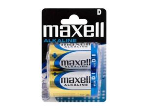 Maxell Pack de 2 Pilas Alcalinas LR20 D