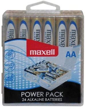 Maxell Pack de 24 Pilas Alcalinas LR06 AA 1.5V