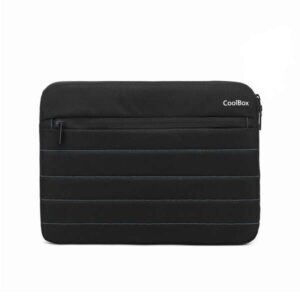 CoolBox Funda para Tablet/Netbook/Portatil hasta 13" - Acolchado - Tejido Impermeable - Cierre de Cremallera - Color Negro