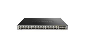 D-Link Switch Gestionable 44 Puertos 10/100/1000 BASE-T + 4 Puertos Combo 1000 BASE-T/SFP + 4 Puertos 10GbE SFP+
