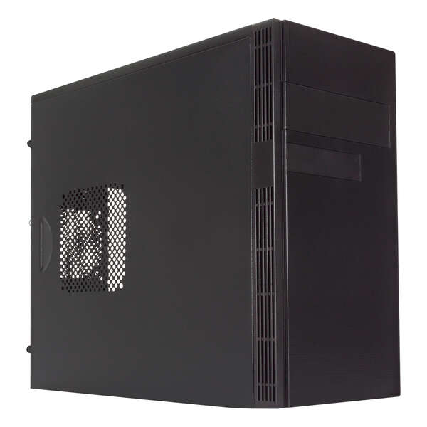 Unykach Grey Rain Caja MicroATX EVO - Fuente de Alimentacion 500W Incluida - Tamaño Disco Soportado 3.5", 2.5" - USB-A 2.0/3.2 y Audio