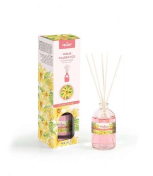 Prady Ambientador Mikado Ylang Ylang - Frasco de Cristal 100ml y Varitas Difusoras