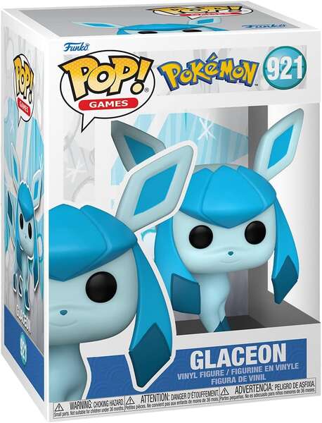 Funko Pop Pokemon Glaceon - Figura de Vinilo - Altura 9.5cm aprox.