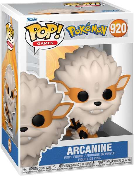Funko Pop Pokemon Arcanine - Figura de Vinilo - Altura 9.5cm aprox.