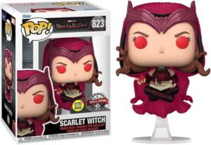 Funko Pop Marvel WandaVision Scarlet Witch Ed. Glows in the Dark - Figura de Vinilo - Altura 9cm aprox.