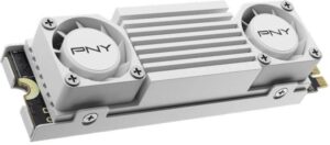 PNY CS3150 Disco Duro Solido SSD M2 2TB NVMe PCIe Gen5 x4 con Disipador Termico - Color Blanco