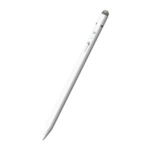 Leotec Stylus ePen Plus Lapiz Digital para Pantalla Tactil - Compatible con Smartphones y Tablets Android, iOS y Windows - Boton On/Off - Apagado Automatico - Autonomia hasta 12h - Punta de Repuesto