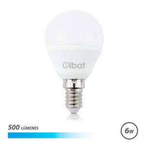 Elbat Bombilla LED G45 - 6W - 500Lm - E14 - Luz Blanca