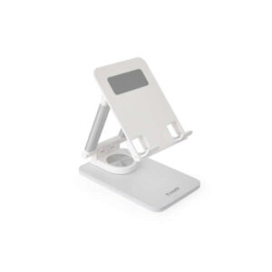 Tooq Soporte de Sobremesa Ajustable para Móvil o Tablet de hasta 12.9” - Color Blanco
