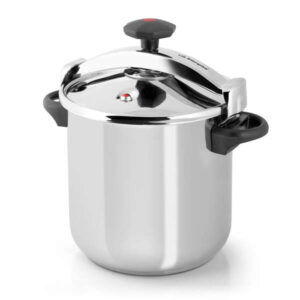 Orbegozo HPL 10070 Olla a Presion Clasica - Coccion Perfecta y Segura - Sistema de Cierre Progresivo - Compatible con Todo Tipo de Fuegos - Capacidad de 10 Litros - Acero Inoxidable 18/10