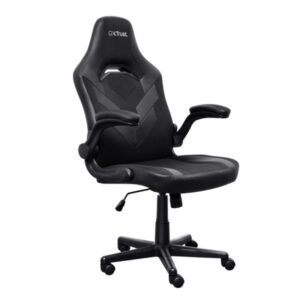 Trust GXT 703 Riye Silla Gaming - Reposabrazos - Ruedas de Nylon - Piston de Gas Clase 4 - Base Metal - Peso Max. 140Kg - Color Negro