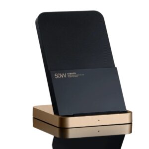 Xiaomi 50W Wireless Charging Stand Cargador Inalambrico 50W - Tecnologia QI - Color Negro/Bronce