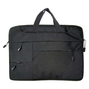 Dohe Maletin para Portatil 15.6" - Numerosos Compartimentos - Cierre de Cremallera - Poliester a Prueba de Agua - Color Negro