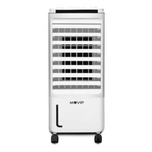 Muvip Climatizador 7.5 Litros, 80W, 3 Velocidades, Oscilación 70º, Temporizador, Humidificador, Caudal 280m³/h, con Ice-Pack