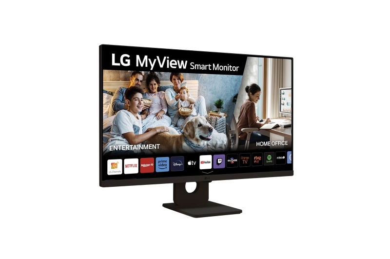 LG MyView Smart Monitor LED 27" LCD IPS FullHD 1080p 60Hz HDR10 - Smart TV - Angulo de Vision 178º - Altavoces - WiFi, Bluetooth, HDMI, USB-A - VESA 100x100mm
