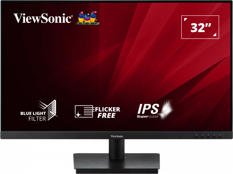 Viewsonic Monitor 31.5" VA3209-MH LED IPS FullHD - 75Hz - Respuesta 4ms - Angulo de Vision 178º - VGA - HDMI - Active Sync - Altavoces - VESA 100x100 - Color Negro
