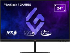 Viewsonic Monitor 24" VX2479-HD-PRO LED IPS FullHD - 180Hz - Respuesta 1ms - 16:9 - 2 HDMI - DisplayPort - HDR10 - Color Negro