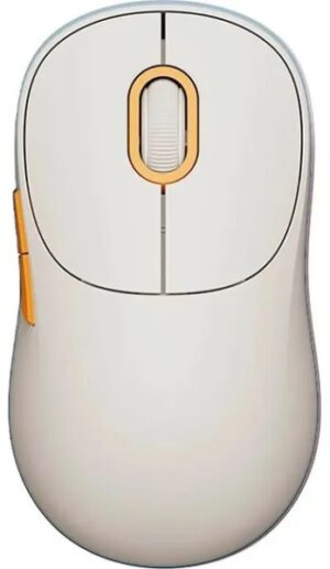 Xiaomi Wireless Mouse 3 Raton Inalambrico con Adaptador de 2.4GHz y Bluetooth 1200dpi - 5 Botones - Uso Diestro - Color Blanco