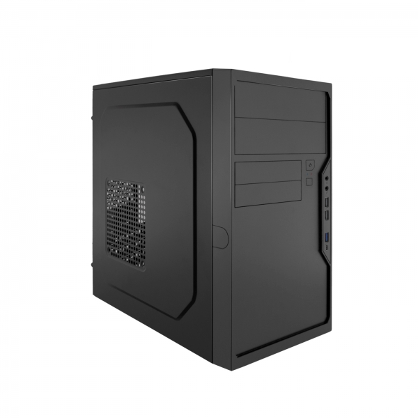 Coolbox M550 Caja Torre MicroATX - Tamaño Disco Soportado 3.5", 2.5" - USB-A 3.0, USB-C Frontal y Audio + Fuente de Alimentación
