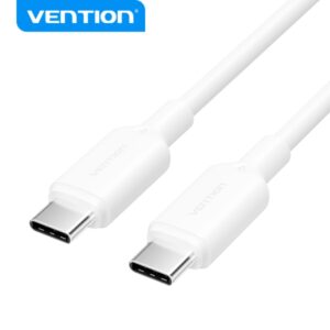 Vention Cable USB - Niquelado - 60W - 3A - 1m - Color Blanco