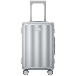 Xiaomi Aluminum Frame Maleta con Ruedas 26" - Asa Ajustable 4 Niveles - Cerradura TSA Doble - Estructura de Aluminio, Carcasa de Policarbonato - Color Plata