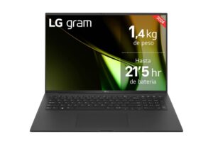 LG Gram 17Z90S-G.AA79B Portatil 17" Intel Evo Core Ultra 7 155H - 16GB - 1TB SSD - W11 Home 64 - Color Negro