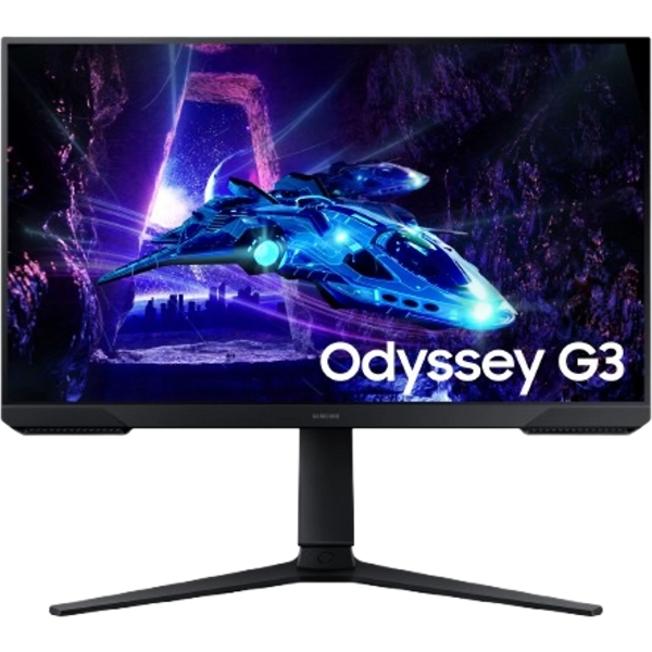Samsung Odyssey G3 Monitor Gaming 24" FullHD 1080P 100Hz FreeSync - Respuesta 1ms - Ajustable en Altura e Inclinable - Angulo de Vision 178° - 16:9 - HDMI, DisplayPort - VESA 100x100mm