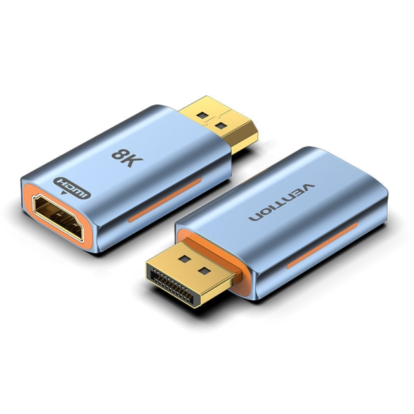 Vention Adaptador Displayport 1.4 8K Macho a HDMI 2.1 8K Hembra - Color Azul