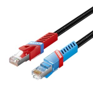 Vention Cable de Red SFTP RJ45 Cat.8 -  0.5m - Gaming - Color Negro