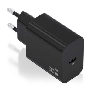 Aisens Cargador GaN 30W - USB-C PD3.0 - Color Negro
