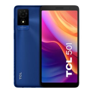 TCL 501 Smartphone Pantalla 6" - 2GB - 32GB - Camara 5MP - Bateria 3000mAh - Color Azul