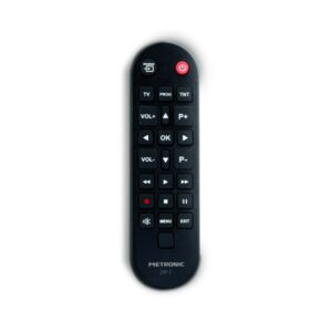 Metronic Mando a Distancia Universal ZAP 2 Para TV + TDT - Color Negro