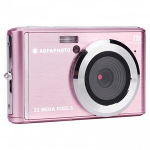 Agfaphoto DC5200 Camara Digital - Sensor CMOS - Zoom Optico 8x - Color Rosa