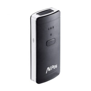 AVPos BP200 Lector de Codigos Portatil - 1600Mah - Codigos 1D, 2D y QR - USB, Bluetooth - Color Negro