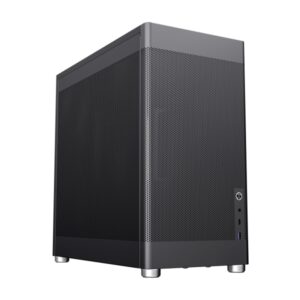 Coolbox MESH MP1 Caja Torre ATX, Micro ATX, Mini-ITX - Tamaño HDD 2.5", 3.5" - USB-A 3.2, USB-C y Audio - Soporta Refrigeracion Liquida - Color Negro