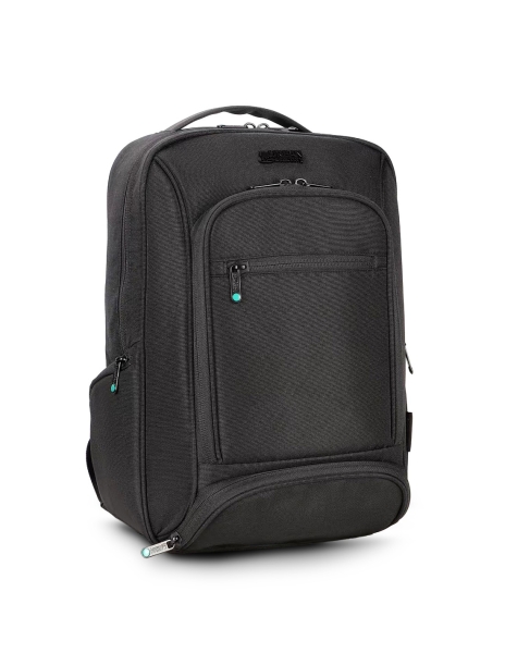 Urban Factory Mixee Mochila Compacta para Portatil hasta 14" - Ecologica - Color Negro