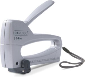 Rapesco Z T-Pro Clavadora/Grapadora - Para Grapas 53/6-8mm - Bloqueo del Mando - Visor del Nivel de Grapas - Color Plata
