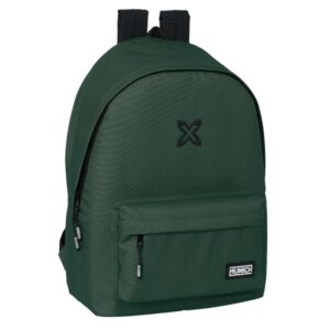 Safta Munich Basicos Mochila para Portatil 15.6" - Conector USB - 2 Compartimentos - 31x44x18cm - Color Verde