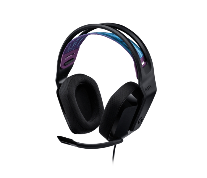 Logitech G335 Auriculares Gaming con Microfono - Adaptador USB-C - Multiplataforma - Altavoces Dinamicos - Jack 3.5mm - Color Negro