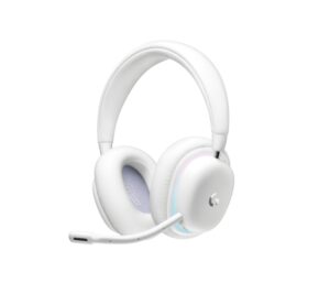 Logitech G735 Auriculares Gaming Inalambricos DTS 7.1 con Microfono - Tecnologia Lightspeed - Autonomia hasta 56h - Compatibilidad Dolby Atmos - Color Blanco
