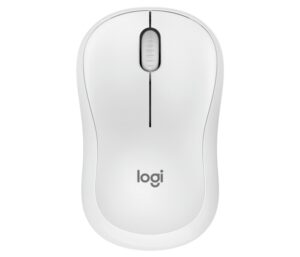 Logitech M240 Silent Raton Bluetooth - 3 Botones - Uso Ambidiestro - Color Blanco Crudo