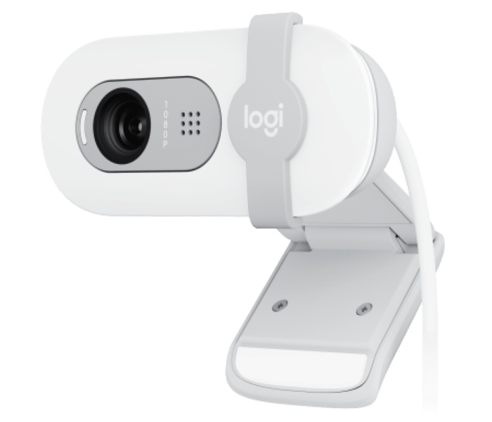Logitech Brio 100 Webcam Full HD - 2 Megapixeles - Antirreflectante - Color Blanco Crudo